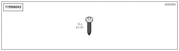 Wolfcraft Náhradný diel taška s příslušenstvím 6043/6044/6045 pro 1 pracovní stůl 1610mm, No. 5