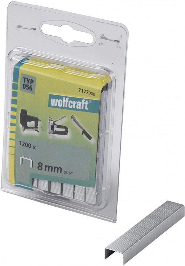 Wolfcraft Wolfcraft Široké sponky do sponkovačky výška 8 mm 1200 ks 7177000