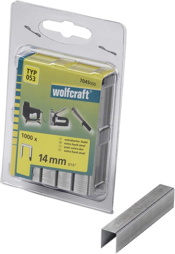 Wolfcraft Wolfcraft Široké sponky do sponkovačky výška 14 mm 1000 ks 7045000